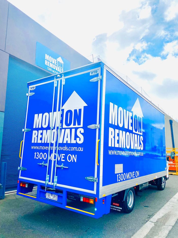 Move On Removals branded truck